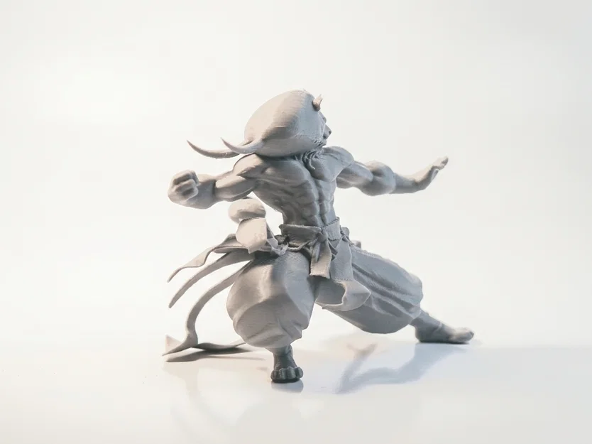 Mô hình 3D chiến binh Sư tử Kung Fu - Tượng trang trí cực chất - Image 2