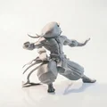 Mô hình 3D chiến binh Sư tử Kung Fu - Tượng trang trí cực chất - Thumbnail 2