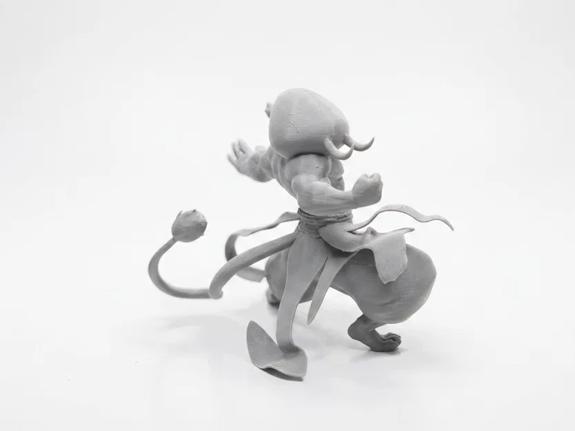 Mô hình 3D chiến binh Sư tử Kung Fu - Tượng trang trí cực chất - Image 3