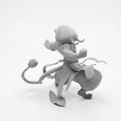 Mô hình 3D chiến binh Sư tử Kung Fu - Tượng trang trí cực chất