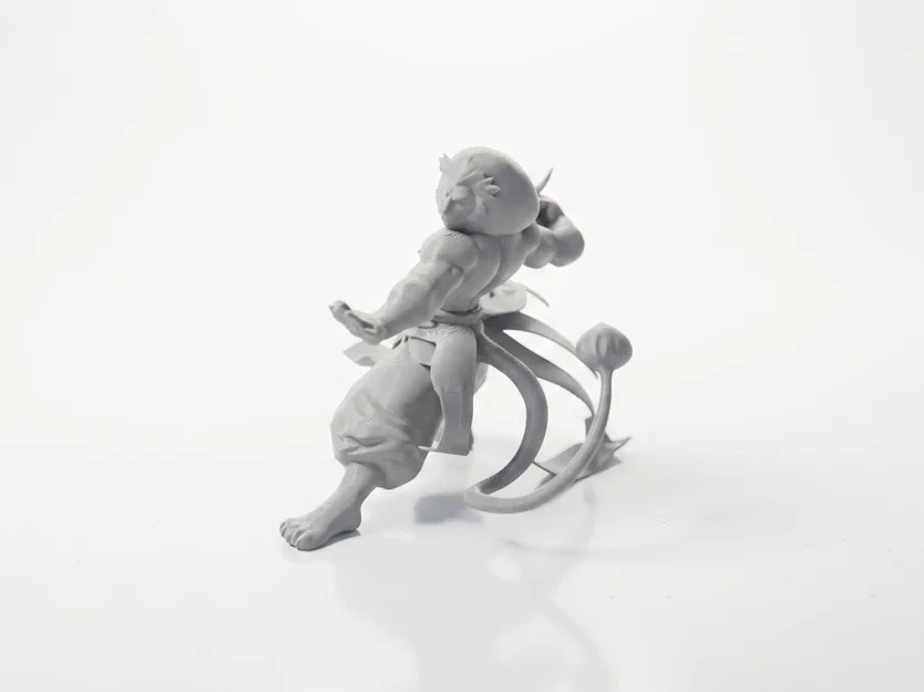 Mô hình 3D chiến binh Sư tử Kung Fu - Tượng trang trí cực chất - Image 4