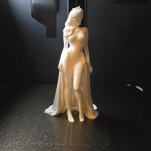 Mô hình 3D công chúa Rosalina với váy xanh cực đẹp - Image 3