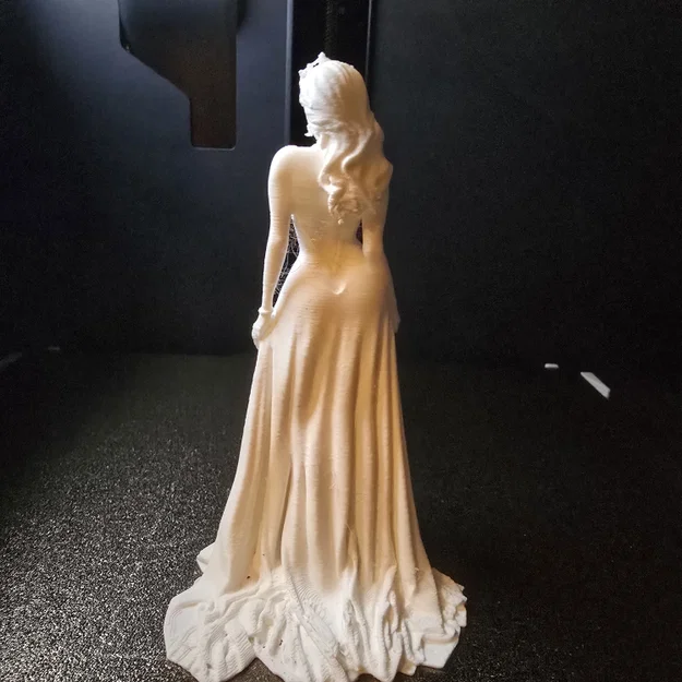 Mô hình 3D công chúa Rosalina với váy xanh cực đẹp - Image 5