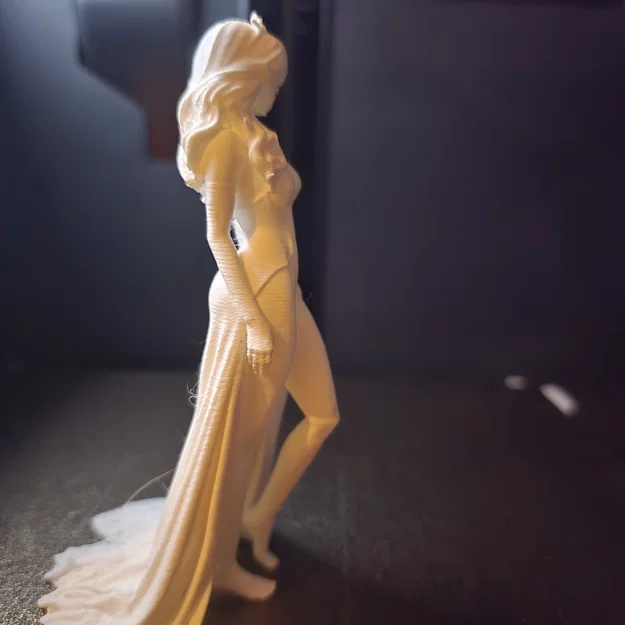 Mô hình 3D công chúa Rosalina với váy xanh cực đẹp - Image 6