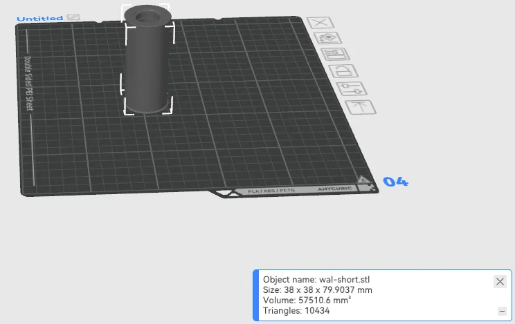 Trụ dẫn hướng rút gọn cho hộp nhựa in 3D (Shoter wal) - Image 1