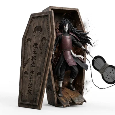 Mô hình 3D Madara Uchiha trong quan tài cực chất cho fan Naruto