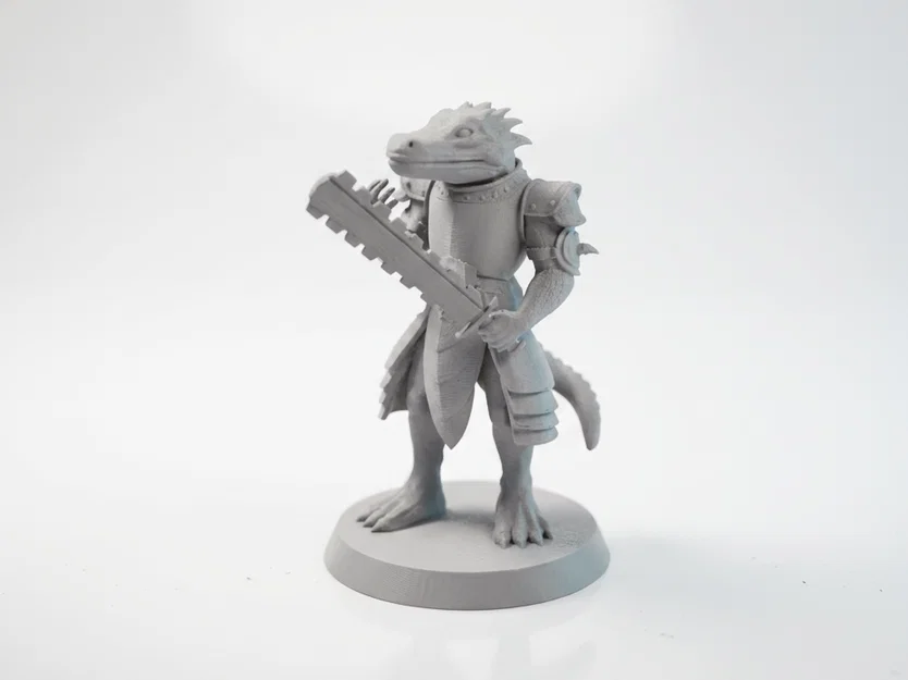 Mô hình chiến binh thằn lằn - Tượng Fantasy 3D có thể in - Image 1