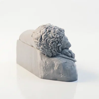 Mô hình 3D Sư tử Lucerne - Tượng điêu khắc động vật in 3D