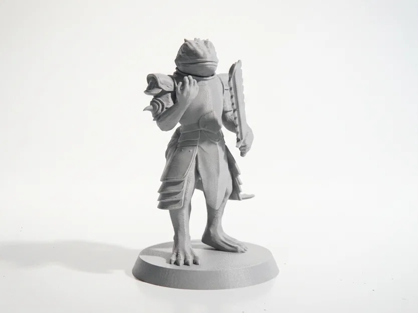 Mô hình chiến binh thằn lằn - Tượng Fantasy 3D có thể in - Image 2