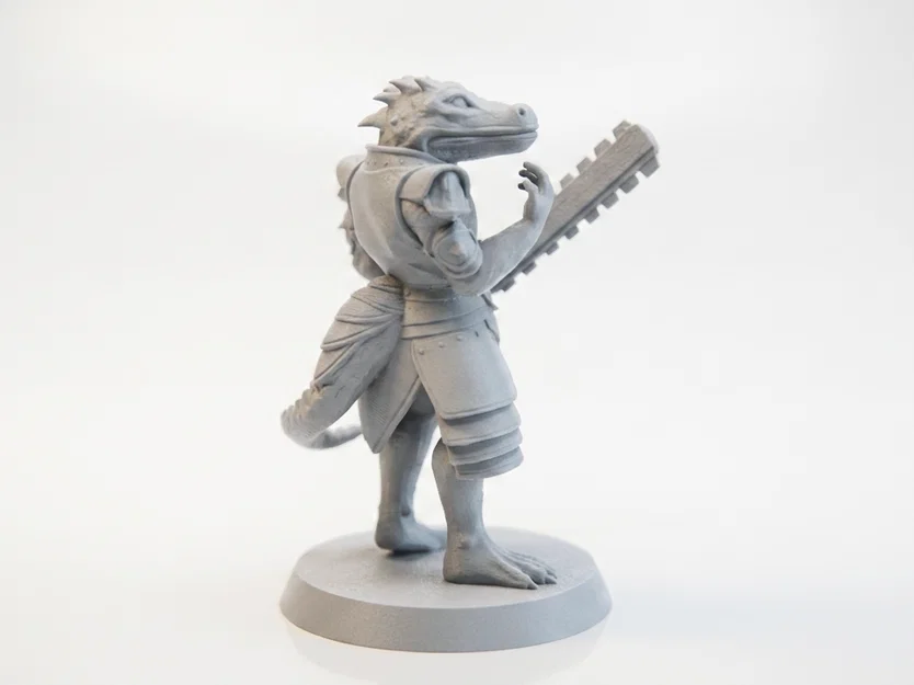 Mô hình chiến binh thằn lằn - Tượng Fantasy 3D có thể in - Image 3