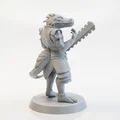 Mô hình chiến binh thằn lằn - Tượng Fantasy 3D có thể in - Thumbnail 3
