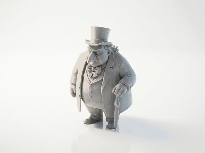 Mô hình 3D chú chim cánh cụt quý ông lịch lãm (3D Printable) - Image 1
