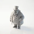 Mô hình 3D chú chim cánh cụt quý ông lịch lãm (3D Printable) - Thumbnail 1