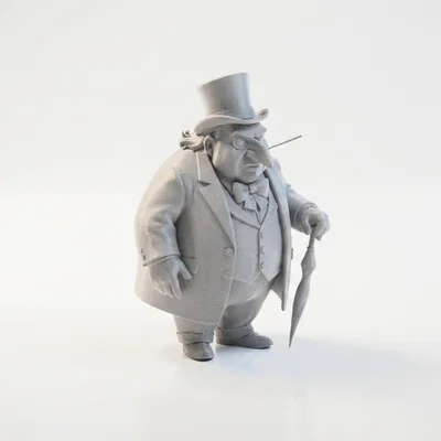 Mô hình 3D chú chim cánh cụt quý ông lịch lãm (3D Printable)
