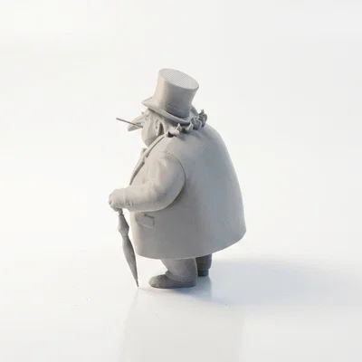 Mô hình 3D chú chim cánh cụt quý ông lịch lãm (3D Printable)