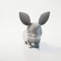 Mô hình chú thỏ 3D xinh xắn - File in STL - Thumbnail 2