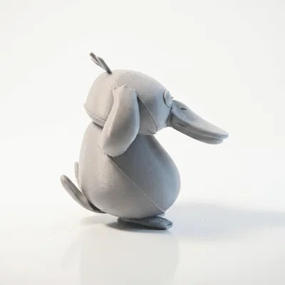 Mô hình thú mỏ vịt in 3D ấn tượng