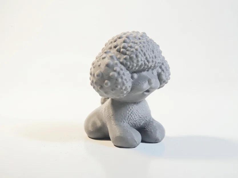 Mô hình tượng chó Poodle dễ thương cho máy in 3D - Image 2