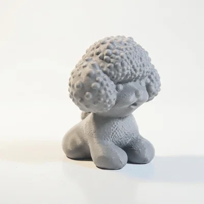 Mô hình tượng chó Poodle dễ thương cho máy in 3D