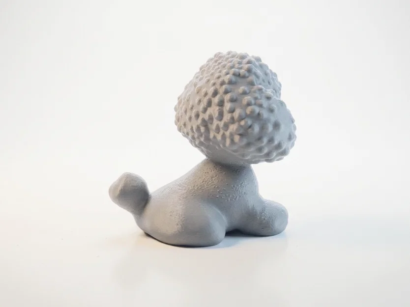 Mô hình tượng chó Poodle dễ thương cho máy in 3D - Image 3