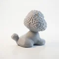 Mô hình tượng chó Poodle dễ thương cho máy in 3D - Thumbnail 3