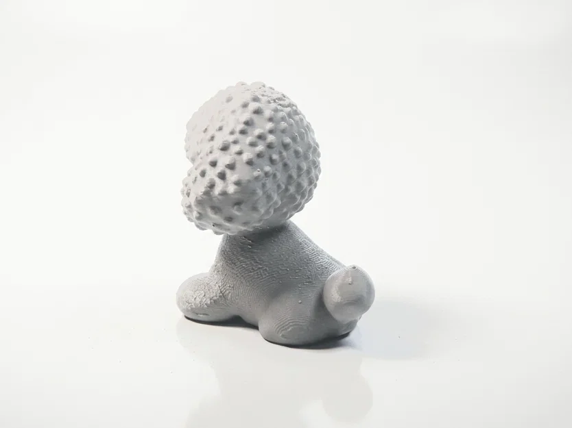 Mô hình tượng chó Poodle dễ thương cho máy in 3D - Image 4
