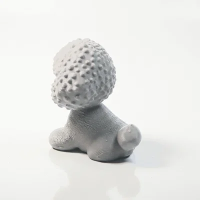 Mô hình tượng chó Poodle dễ thương cho máy in 3D