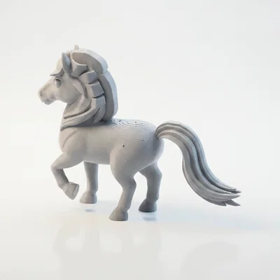 Mô hình tượng ngựa con 3D có thể in