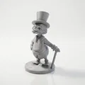 Mô Hình 3D Giáo Sư Vịt Lịch Lãm - Thumbnail 1