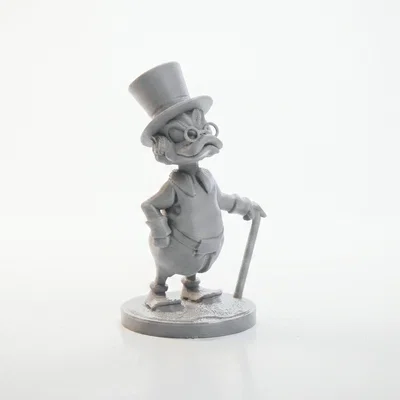 Mô Hình 3D Giáo Sư Vịt Lịch Lãm