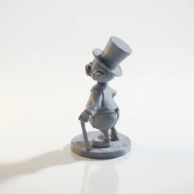 Mô Hình 3D Giáo Sư Vịt Lịch Lãm