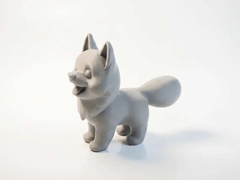 Mô hình chú cún con đáng yêu - File in 3D nghệ thuật - Image 1