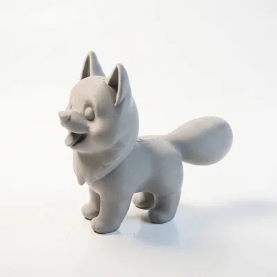 Mô hình chú cún con đáng yêu - File in 3D nghệ thuật
