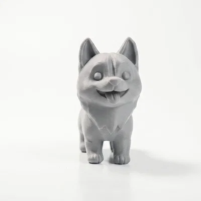 Mô hình chú cún con đáng yêu - File in 3D nghệ thuật