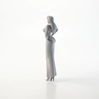 Mô hình tượng người phụ nữ thanh lịch - Tệp in 3D