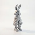 Mô hình tượng thỏ chỉ tay - File in 3D nghệ thuật - Thumbnail 2