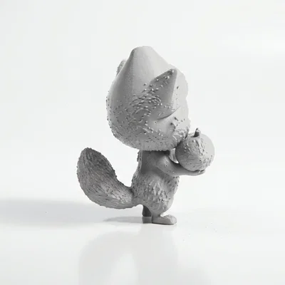 Mô hình Gấu Mèo (Raccoon) để bàn - File in 3D sưu tầm