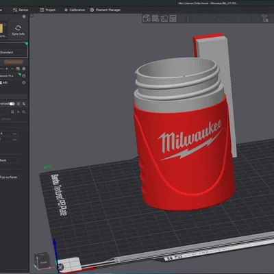 Mini Coleman Chiller Koozie - Chủ đề Milwaukee