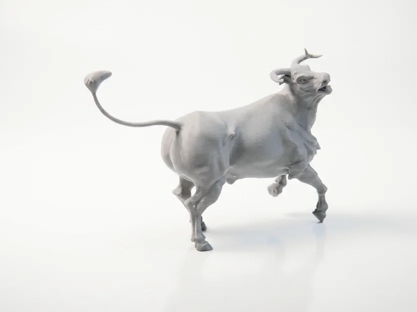 Mô Hình Tượng Bò Tót Raging Bull In 3D Độc Đáo - Image 3