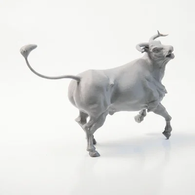 Mô Hình Tượng Bò Tót Raging Bull In 3D Độc Đáo