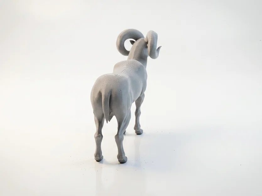Mô Hình Tượng Cừu Đực In 3D Độc Đáo - Image 3
