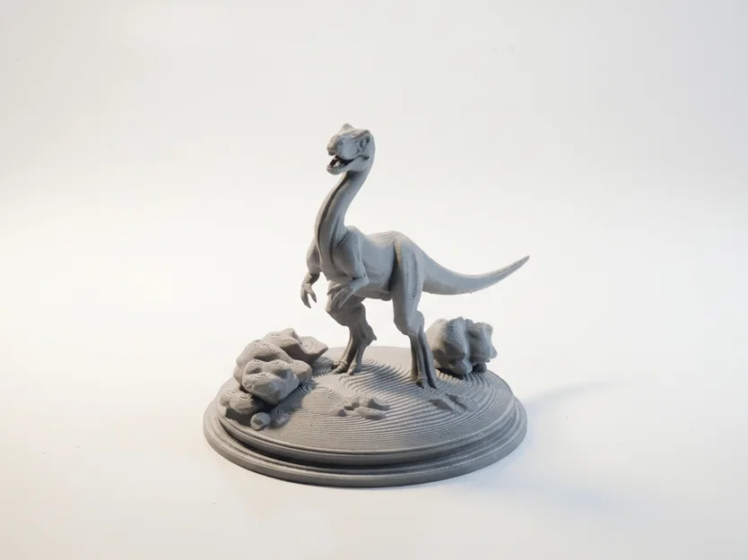 Mô hình tượng xương khủng long Raptor in 3D - Image 1