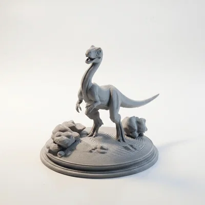 Mô hình tượng xương khủng long Raptor in 3D