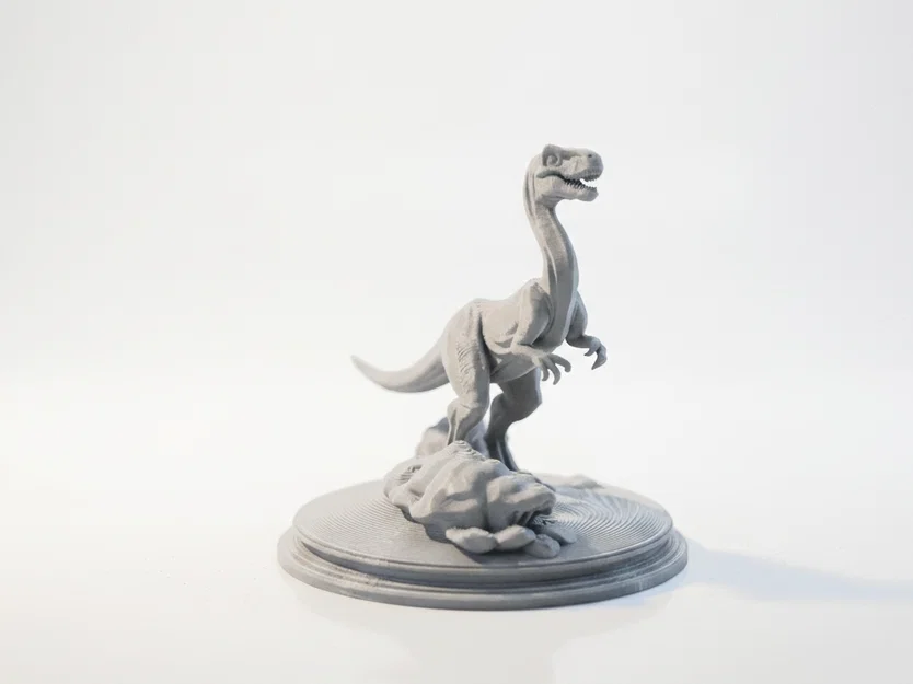 Mô hình tượng xương khủng long Raptor in 3D - Image 2