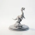 Mô hình tượng xương khủng long Raptor in 3D - Thumbnail 2