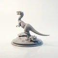Mô hình tượng xương khủng long Raptor in 3D - Thumbnail 4