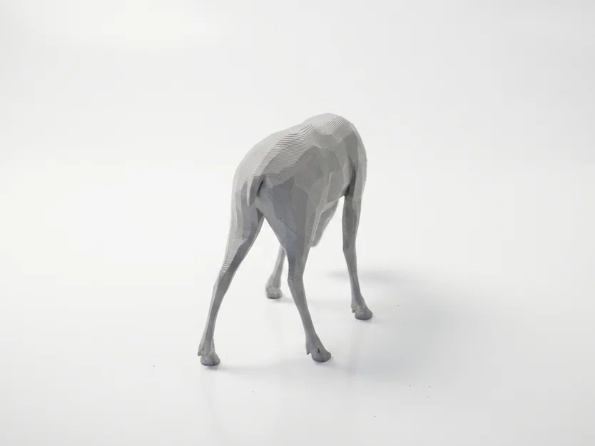 Mô hình hươu gặm cỏ chân thực in 3D (STL) - Image 4