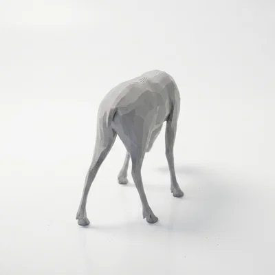 Mô hình hươu gặm cỏ chân thực in 3D (STL)