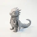 Mô Hình Rồng Huyền Thoại Dùng Cho In 3D - Thumbnail 1