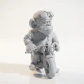 Mô hình Khỉ Biker Cực Chất - Tượng Động Vật Sưu Tầm In 3D - Thumbnail 2